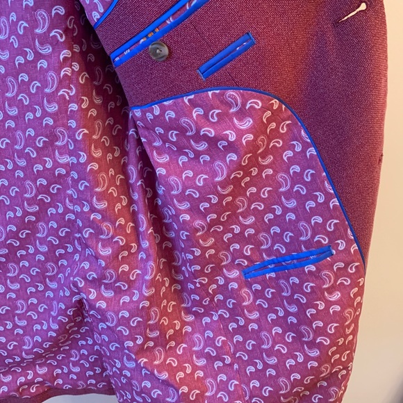 Crown & Ivy | Maroon Blazer 42L - Picture 5 of 6
